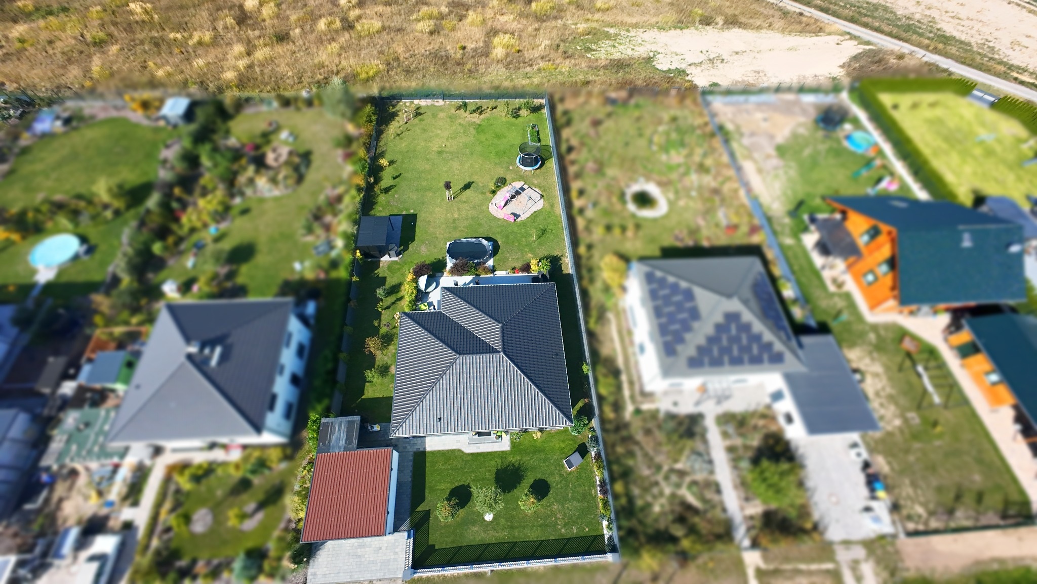 Bungalow mit Garten aus der Luft · Ansicht 8