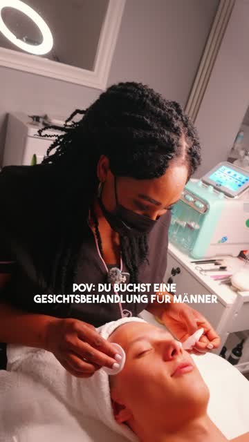 Reel einer Gesichtsbehandlung im Imani Spa